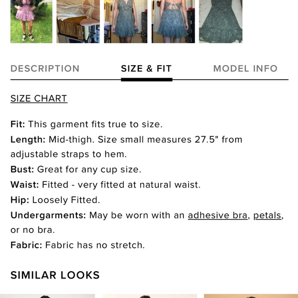 Lulus ruffle lace dress - Picture 9 of 9